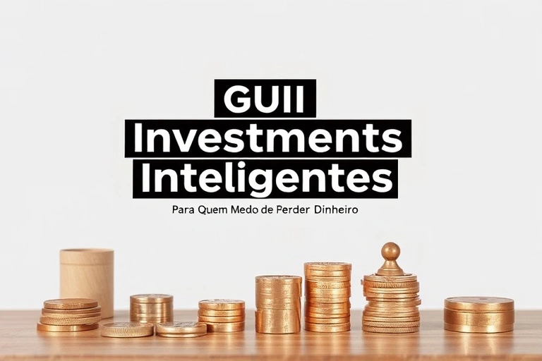 Conceitos visuais relacionados a Investimentos Inteligentes Para Quem Tem Medo de Perder Dinheiro