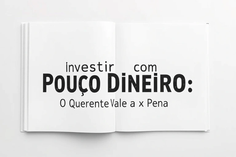 Conceitos visuais relacionados a Investir com Pouco Dinheiro: O Que Realmente Vale a Pena