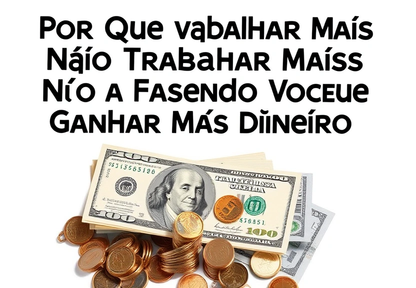 Representação visual: Por Que Trabalhar Mais Não Está Fazendo Você Ganhar Mais Dinheiro